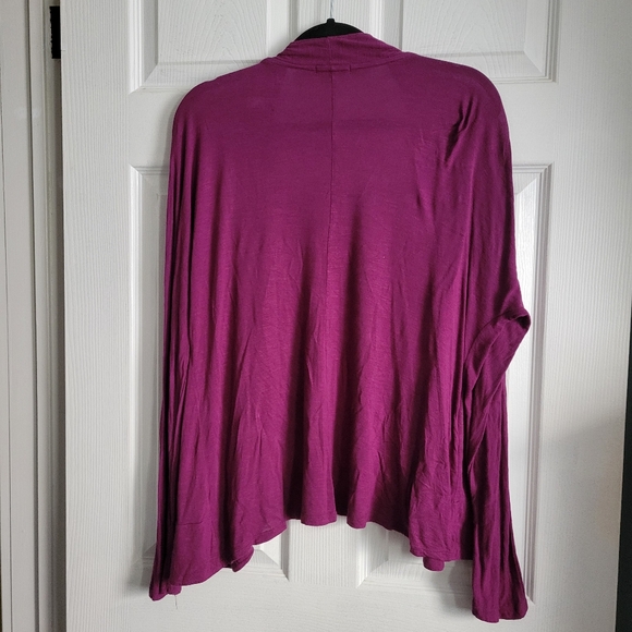 Long Sleeve Purple Cardigan - Picture 7 of 9